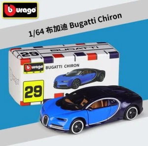 Bburago 1:64 Bugatti Chiron Diecast Metal Model Car New in Box - Picture 1 of 6