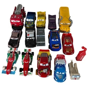 Disney Pixar Cars Diecast Lot of 15 Cars Lightning McQueen Mater School Bus - Picture 1 of 18