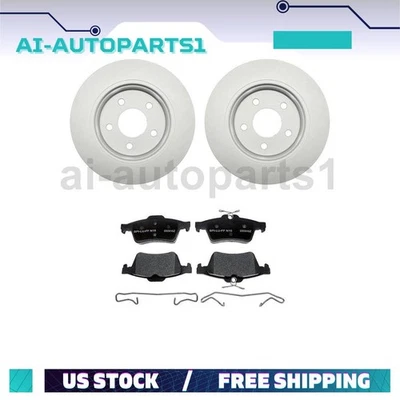 Kit de rotores y pastillas de freno trasero Ford Focus 2012-2015 2016 2017 2018 Foto 1 de 4