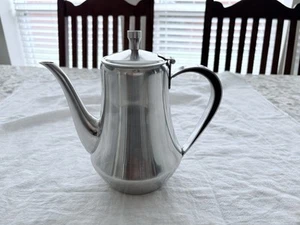Vintage Mid Century 18/8 Edelstahl Tee / Kaffeekanne - Bild 1 von 8