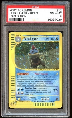 FERALIGATR-HOLO POKEMON EXPEDITION 2002 12 PSA 8 - Bild 1 von 2