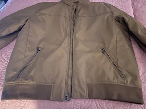 (2) - Banana republic Flight Jacket - Brown / Grey - EXCELLENT Condition - Picture 1 of 15