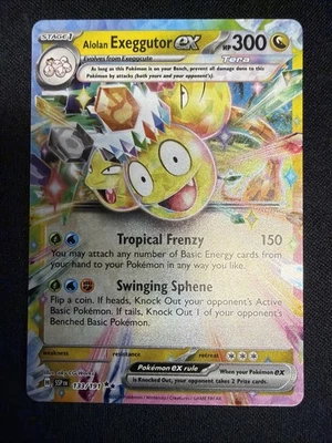 Alolan Exeggutor ex 133/191 Sv08: Surging Sparks Holo - Image 1 of 2