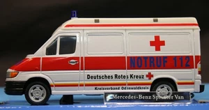 Mercedes Benz Sprinter Van Ambulance 1:43 Car Diecast Bauer Cararama - Picture 1 of 6