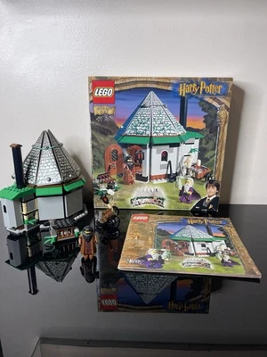 Lego 4707 Hagrid's Hut Harry Potter  with Box, Poster & Manual  2001 *Read - Image 1 of 4