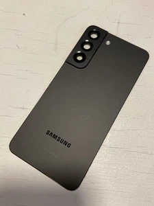 Original Pulled Oem Back Glass Cover Rear Panel Black Samsung Galaxy S22 - Photo 1 sur 6