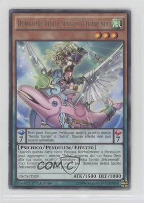 Ritual Beast Tamer Zefrawendi Italian 1st Ed. YuGiOh Crossed Souls Base Set - Image 1 of 2