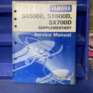 1999 Yamaha Snowmobile Supplementary Service Manual SX500D/600D/700D - Picture 1 of 4