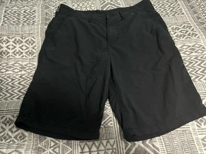 Hurley Shorts Mens 30 Black Chino Comfort Stylish Casual Outdoors Beach Golf - Picture 1 of 8