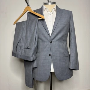 Traje Jos A Bank Traveler Para Hombre 44L 38W Ajuste A Medida Gris 100% Lana - Imagen 1 de 13