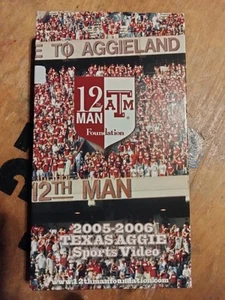 2005 TEAXAS LONGHORNS AT TEXAS A&M AGGIES FOOTBALL VHS DVD Vince Young NFL  - Bild 1 von 3