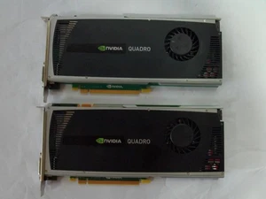 *Lot of 2* NVIDIA Quadro 4000 2GB GDDR5 Graphic Card VCQ4000MAC-T (V2524) - Picture 1 of 4