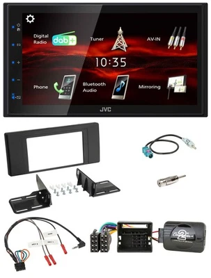 JVC USB Bluetooth Lenkrad DAB 2DIN Autoradio für Land Rover Range Rover Vogue 20 - Bild 1 von 4