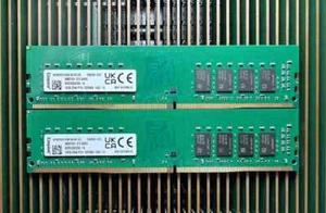Kingston 2 x 16GB DDR4 3200 16G 2Rx8 PC4-3200AA -UA2-12 Desktop DIMM RAM - Picture 1 of 4