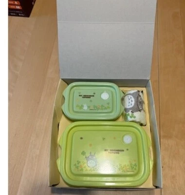 Studio Ghibli My Neighbor Totoro Green Bento Food Container JAPAN EXCLUSIVE - Image 1 of 4