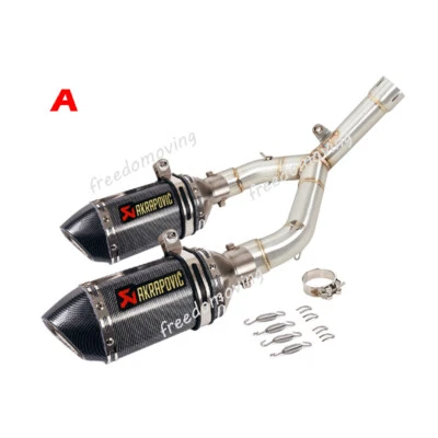 Deslizable para Honda CRF450R CRF 450RX 2015 2016 L&R puntas de escape tubo de conexión media Foto 1 de 4