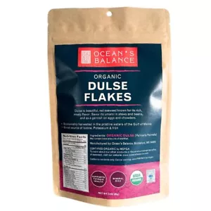 Ocean’s Balance Bio Dulse Flakes - Alga Costa del Maine - Oceano Atlantico S... - Foto 1 di 7