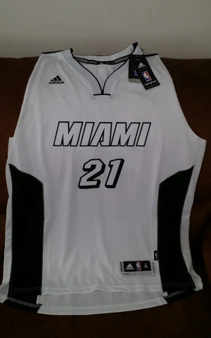 Adidas Miami heat hassan whiteside nba jersey NWT size XL mens Cover
