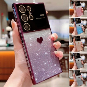 Coque Etui Antichoc Pour Samsung S24 S23 Ultra S22 S21 FE A53 Paillettes Dégradé - Photo 1 sur 17