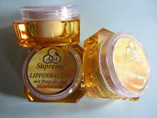 3x 12ml Lippenpflege mit Propolis und Bienenwachs Lippen Balsam Creme Acryl Dose