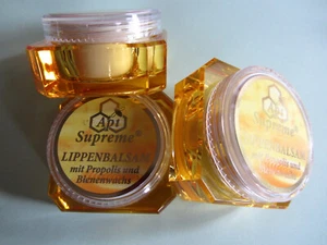 3x 12ml Lippenpflege mit Propolis und Bienenwachs Lippen Balsam Creme Acryl Dose - Imagen 1 de 1