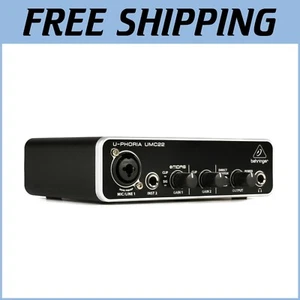 Portable 2-Channel USB Audio Interface Featuring High-Quality Midas Mic Preamp - Picture 1 of 2