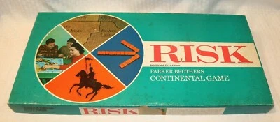 Vintage 1968 RISK Parker Brothers Continental Board Game, No. 44, Complete - Image 1 of 4