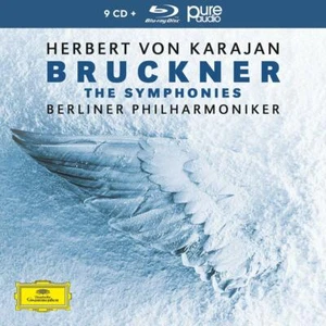 Bruckner Complete Symphonies KARAJAN DGG 9 CD + BLU-RAY DISC PURE AUDIO SEALED - Picture 1 of 3