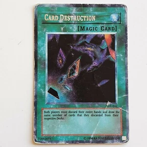 Yugioh Card Card Destruction Silver Foil Name K00368 - Picture 1 of 6