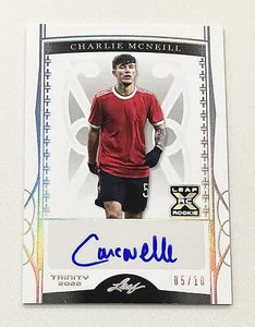 Charlie McNeill Leaf Trinity 2022 automático plateado RC #’d 5/10 - Imagen 1 de 2