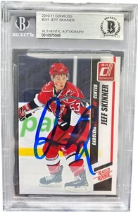 JEFF SKINNER SIGNED 2010/11 DONRUSS RC CARD #281 BECKETT BAS - Picture 1 of 1