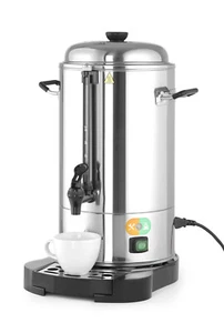 Hendi Rund-Filter-Kaffeemaschine Kaffee-Perkolator doppelwandig 10 Liter Silber - Bild 1 von 10