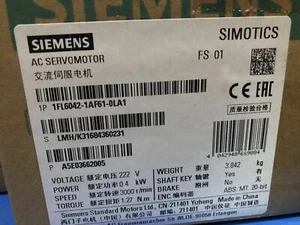 Servomotor Siemens 1FL6042-1AF61-0LA1 nuevo envío rápido - Imagen 1 de 1