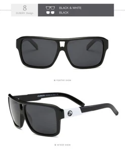 DUBERY Polarized Optical Sunglasses Driving outdoors glasses Men-Women D008-8 - Picture 1 of 1