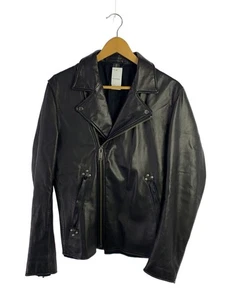 Chaqueta de Jinetes MIHARA YASUHIRO Doble Talla 48 Cuero de Oveja NEGRO 51461205 - Imagen 1 de 5