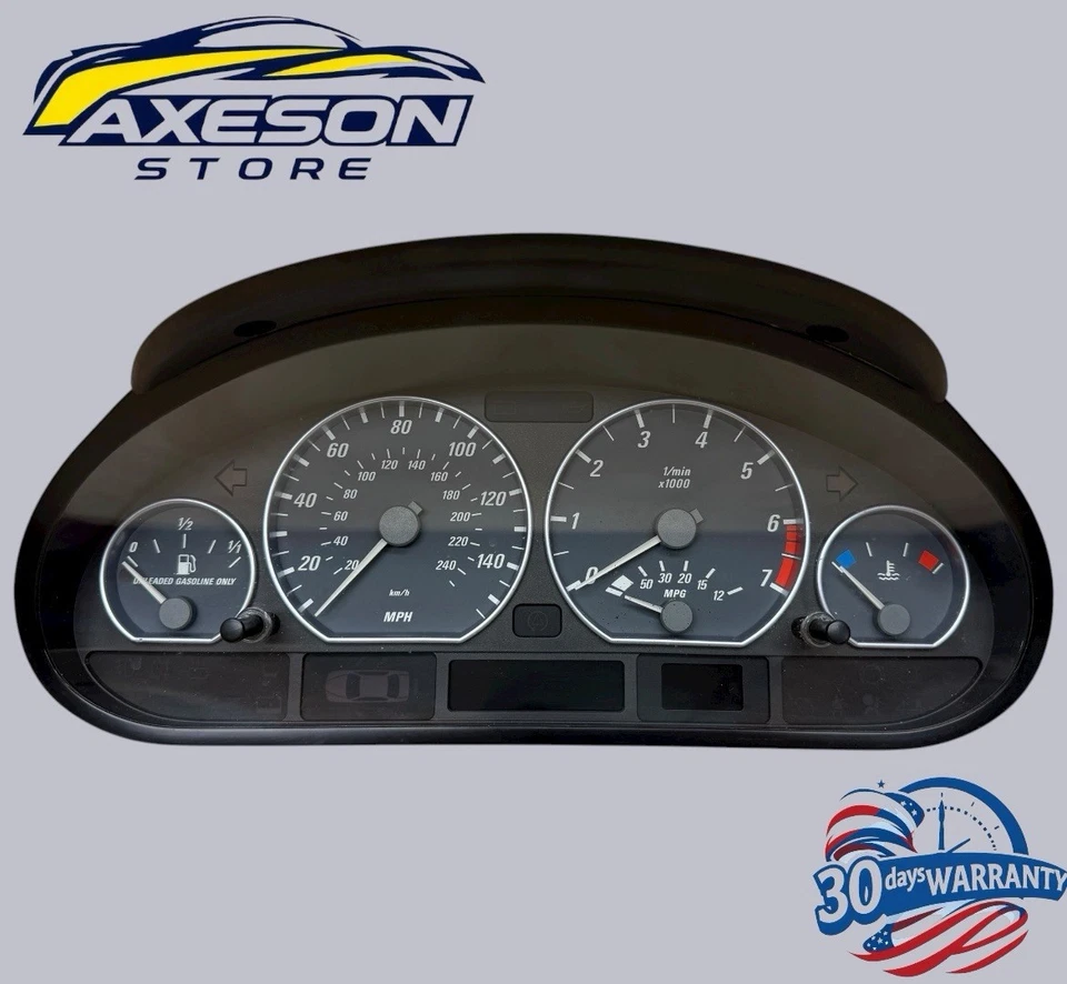 OEM 99-06 BMW E46 325 325Ci 330 330Ci instrumento medidor panel velocímetro Foto 1 de 4