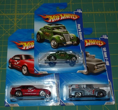 3X - 2010 Hot Wheels - Pass'N Gasser, '92 Ford Mustang, '56 Ford F-100 - Image 1 of 4