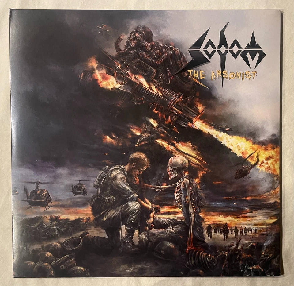 Sodom - The Arsonist (Yellow w/Red Marbled 2-LP / Only 300 Made) Tom Angelripper Foto 1 de 3