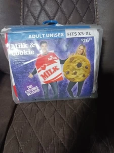 ⭐️New Open Box Milk and Cookies Adult Halloween Costumes Size XS-XL See Photos. - Picture 1 of 4