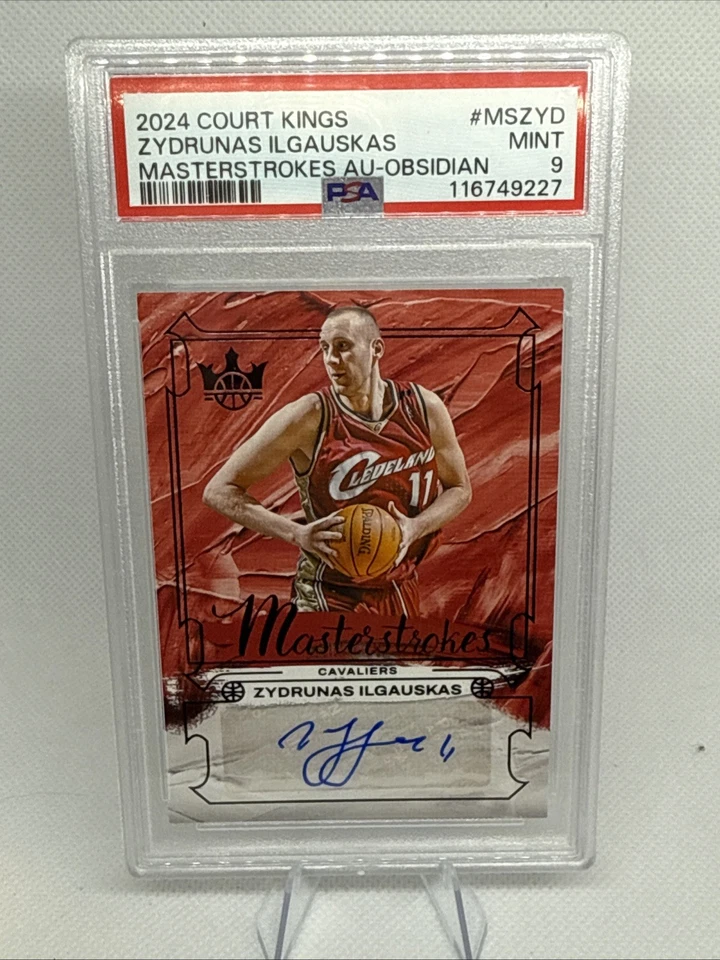 2024-25 Panini Court Kings Zydrunas Ilgauskas Masterstrokes/8 Auto Cavaliers Foto 1 de 2