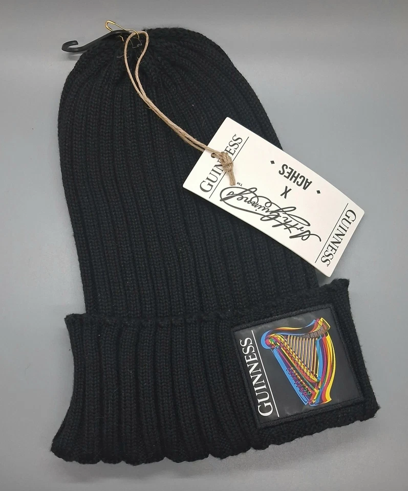 GUINNESS X ACHES EXCLUSIVO ARPA GORRO NEGRO OS NUEVO CON ETIQUETAS Foto 1 de 1