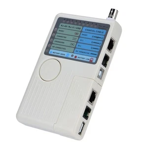 Rj45 / Rj11 / Usb / Bnc Network Tester Lan Cable Tracker Detector HLF - Afbeelding 1 van 7