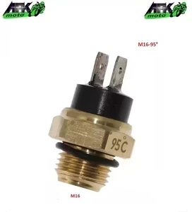 INTERRUTTORE BULBO VENTOLA RADIATORE  SCCOTER, MOTO. M16x1.5 TEMPERATURA ON-95 ℃ - Imagen 1 de 4