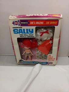Remco Growing Sally Doll 1968 New In Damaged Box - Picture 1 of 11