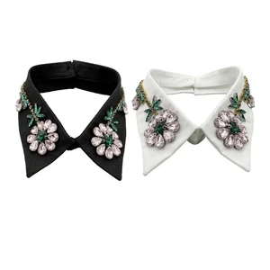 Sweet Small Pointed Lapel False Collar Woman Applique Neckline for Formal Suit - Picture 1 of 10