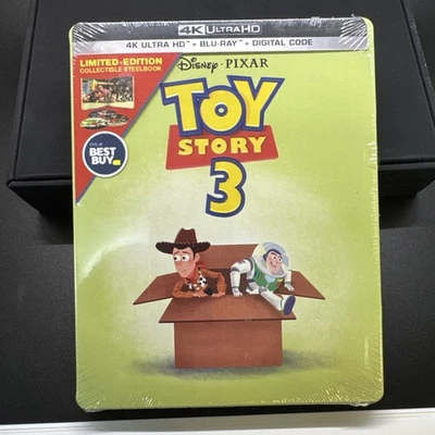 Toy Story 3 Limited Edition 4K Ultra Blu-ray Digital Code Steelbook New Sealed - Image 1 of 4