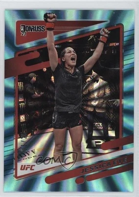 2022 Donruss UFC Holo Teal Laser /25 Jessica Eye #185 - Image 1 of 2