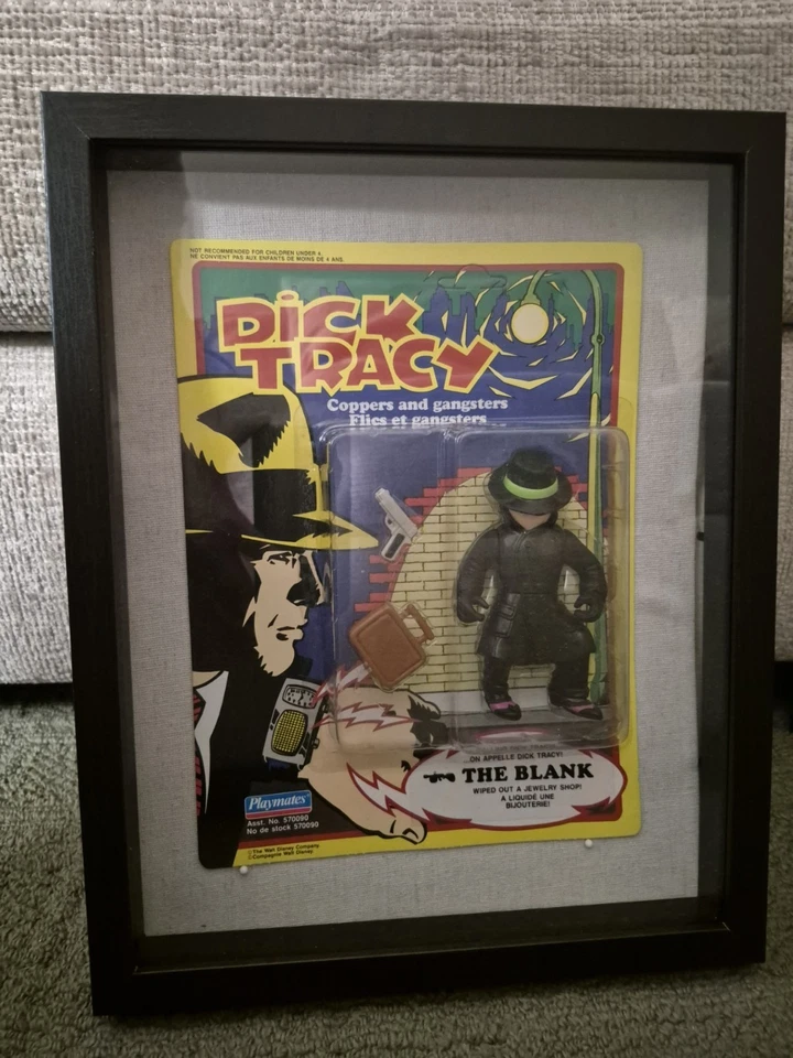 1990 Playmates Dick Tracy Canada Exclusive The Blank Framed Shadow Box - Image 1 of 1