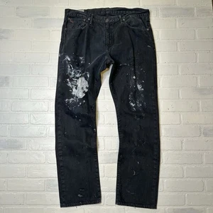 Polo Ralph Lauren Classic Paint splatter artist straight leg jeans 36x32 - Picture 1 of 17