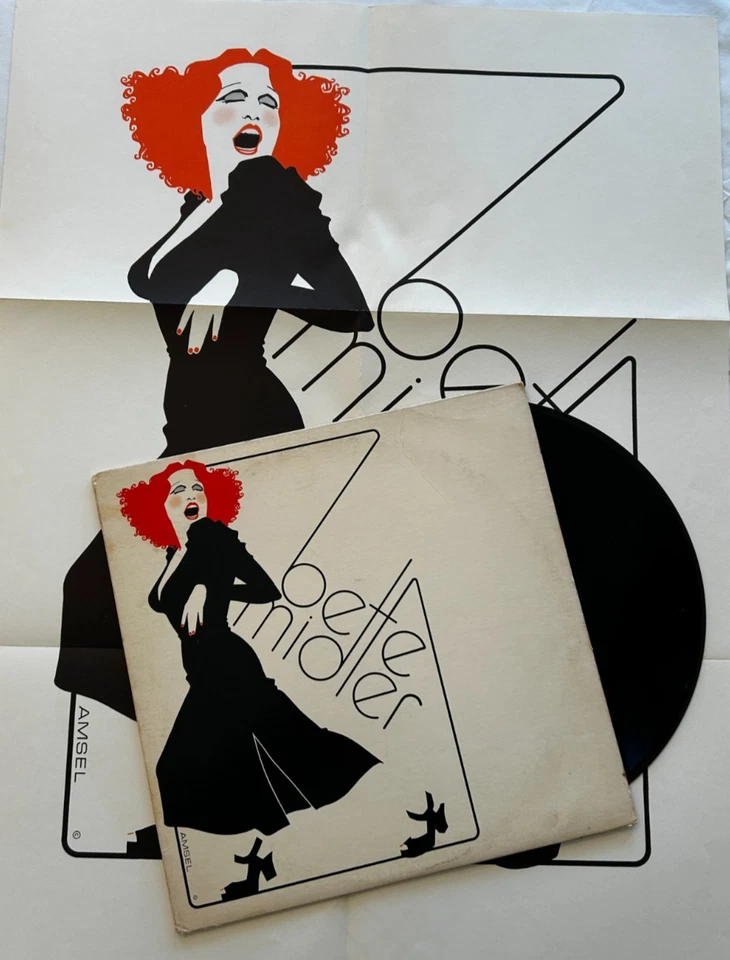 Бетт Мидлер - одноименный - оригинальный 1973 Atlantic SD 7270 LP + плакат 20 «x 30» EX - Изображение 1 из 4